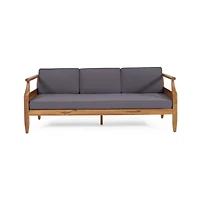 Streamdale Mid-Century Luxe Sofa Acacia & Water-Resistant