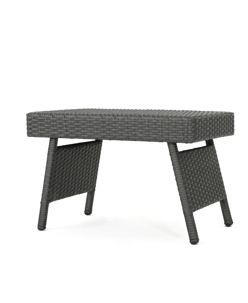 Streamdale Charming Transitional Faux Rattan Wicker Accent Table
