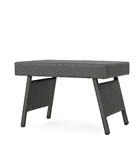 Streamdale Charming Transitional Faux Rattan Wicker Accent Table