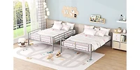 Streamdale Full Over Metal Bunk Bed, White