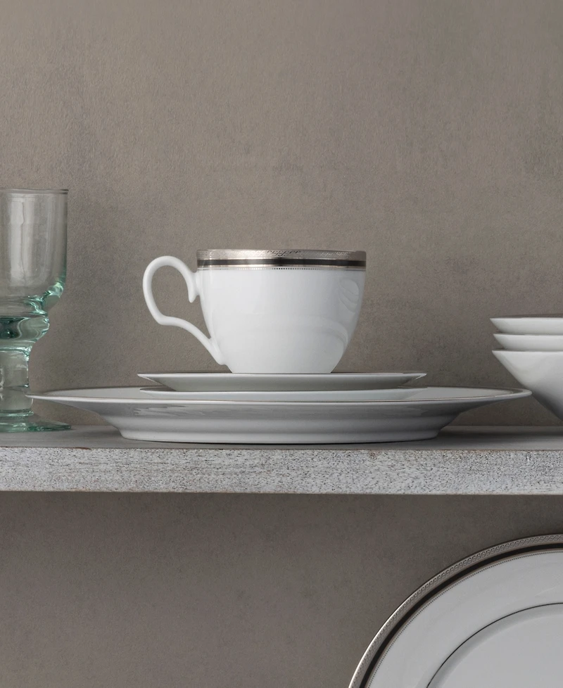 Noritake Austin Platinum Set of 4 Cups