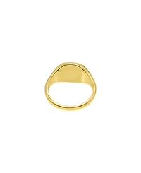 Adornia Gold Square Face Signet Pinky Ring
