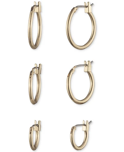 Anne Klein 3-Pc. Set Extra-Small & Small Hoop Earrings