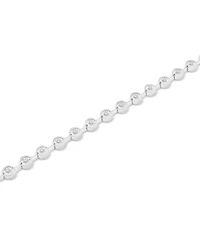 Diamond Bezel Tennis Bracelet (1/2 ct. t.w.) in Sterling Silver or 14k Gold-Plated Sterling Silver, Created for Macy's