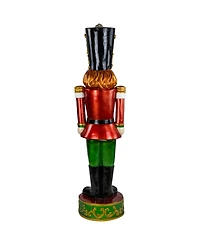Northlight Red and Green Standing Christmas Nutcracker Soldier 5 ft