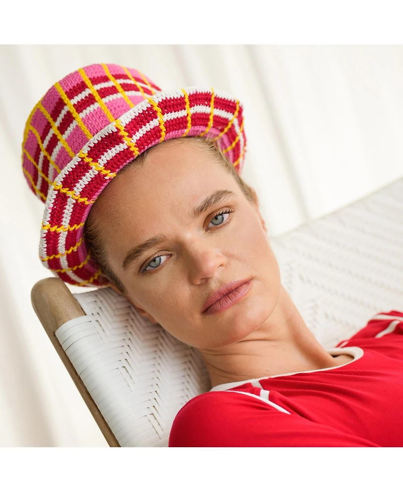 Brunna.co Derby Plaid Crochet Hat