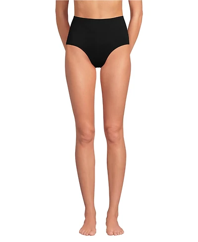 Lands' End Women's Sculpting Suit High Waisted Bikini Bottoms
