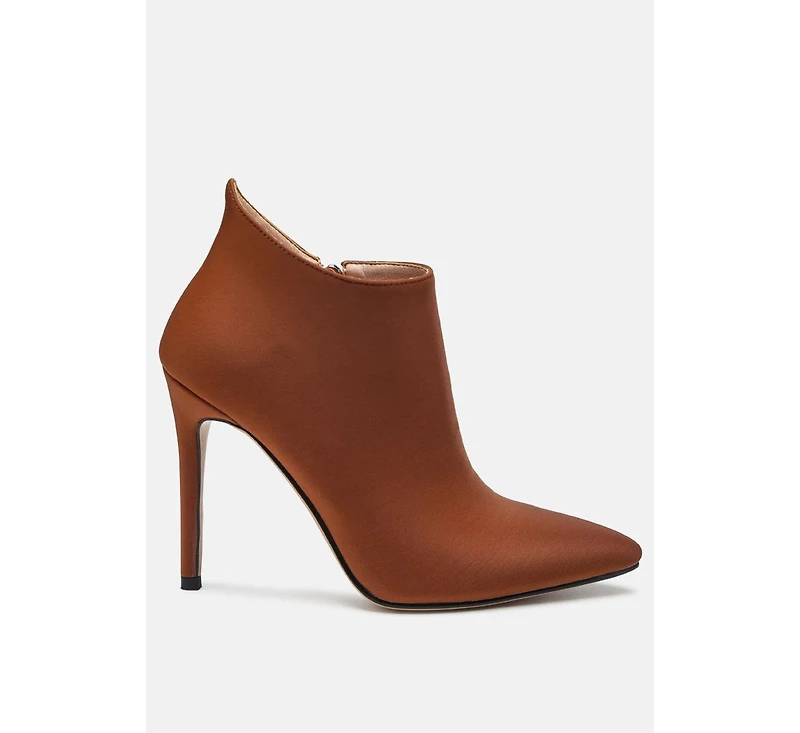 Melba Womens Pointed Toe Stiletto Boot