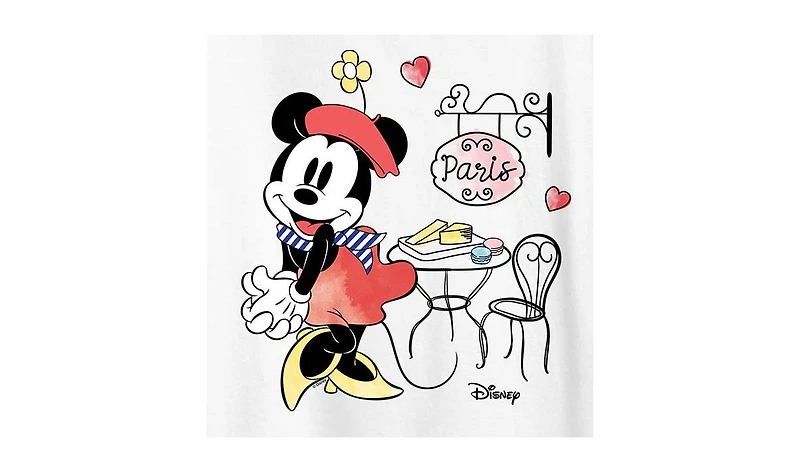Hybrid Apparel Minnie Paris Plus Graphic T-Shirt
