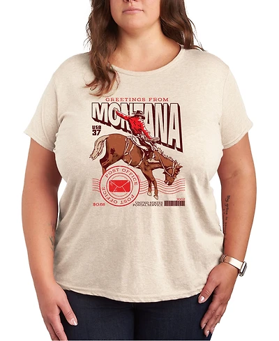 Hybrid Apparel Montana Stamp Plus Graphic T-Shirt