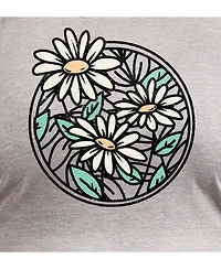 Hybrid Apparel Wildflower Circle Plus Graphic Tank