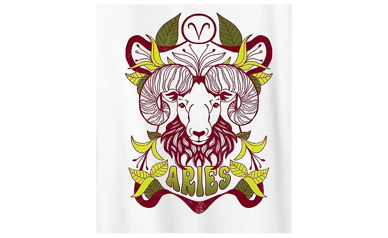 Hybrid Apparel Zodiac Aries Plus Graphic T-Shirt