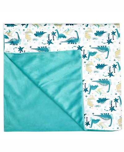 Tendertyme Baby Boys and Girls 2 Layer Minky Blanket