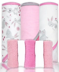 Tendertyme Baby Boys and Baby Girls 14 Piece Baby Blanket and Bath Gift Bundle