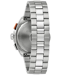 Bulova Men's Chronograph Racer Stainless Steel Bracelet Watch 42mm