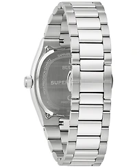 Bulova Men's Super Seville Stainless Steel Bracelet Watch 38mm