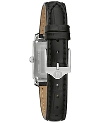 Bulova Women's Sutton Black Leather Strap Watch 21mm