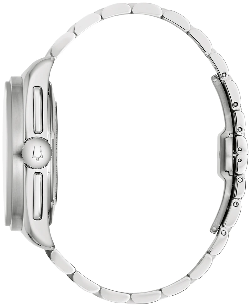 Bulova Men's Chronograph Lunar Pilot Stainless Steel Bracelet Watch 44mm