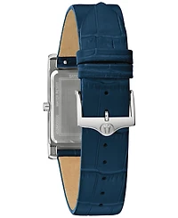 Bulova Men's Sutton Blue Leather Strap Watch 29mm