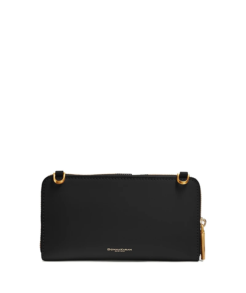 Donna Karan New York Valley Stream Buckle Wallet on String