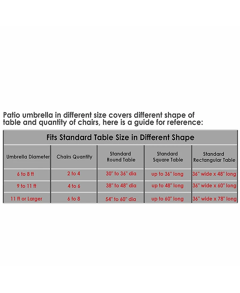 8 Rib Outdoor Patio Umbrella Market Crank Tilt Button Sunshade Backyard