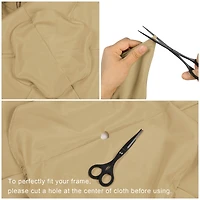 9 Ft Patio Umbrella Replacement Canopy Market Table Top Outdoor Beach Poolside