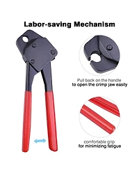 3/8" Pex Crimper Copper Ring Plumping Crimps Crimping Tool with Go/no Go Gauge