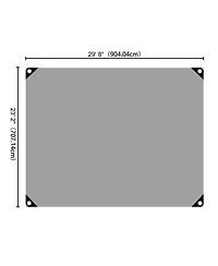Yescom 24x30 Ft Waterproof Poly Tarp with 25 Ball Bungees Protect Cover 10mil Tarpaulin