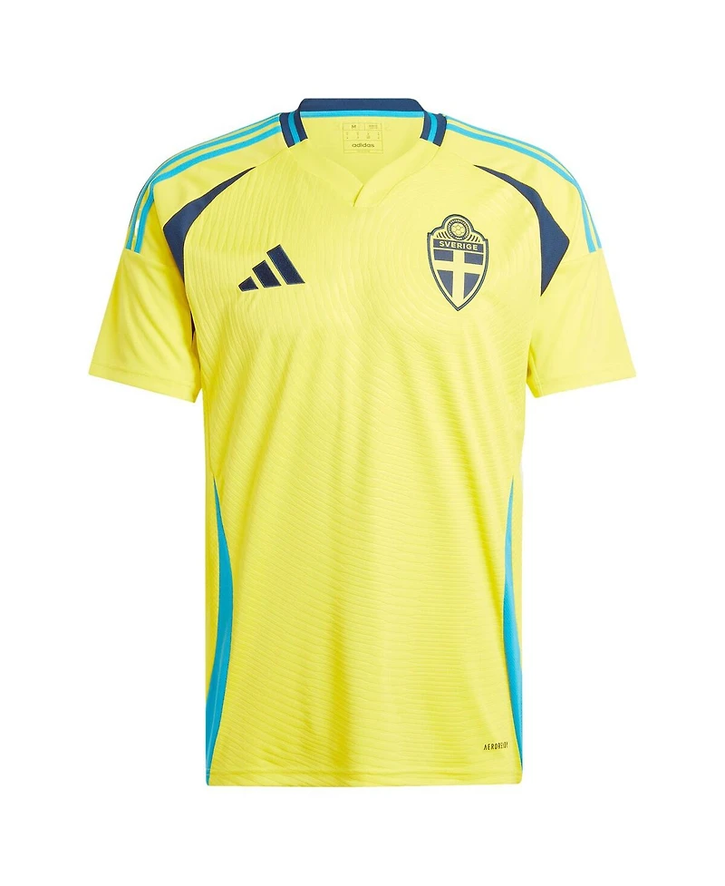 Adidas Men's Yellow Sweden National Team 2024 Home Replica Jersey