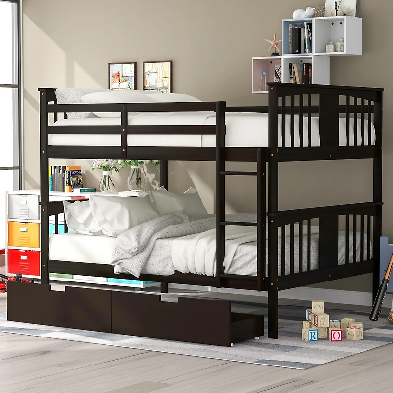 Streamdale Full/Full Bunk Bed with Storage