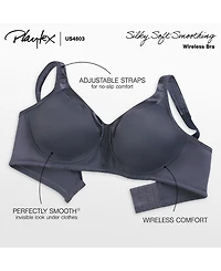 Playtex Full Figure 18 Hour Sleek & Smooth Wireless Bra 4803, Online Only