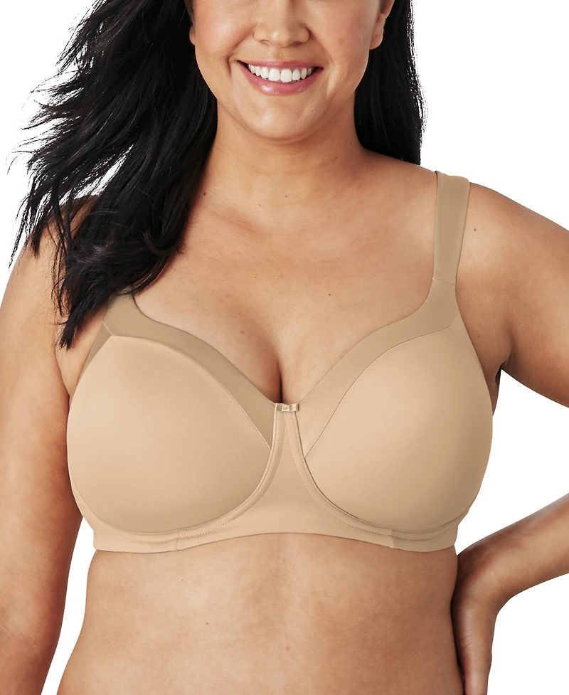 Playtex Women's Secrets Shapes & Supports Balconette Full Figure Wirefree Bra US4824