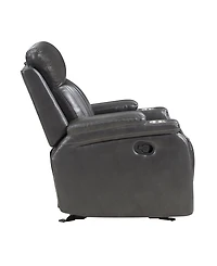 Homelegance White Label Wallstone 36" Glider Reclining Chair
