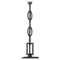 Arley Modern Outdoor Hanging Ceiling Light Fixture Black Geometric Frame 12 1/2" Seedy Glass for Exterior Barn Deck House Porch Yard Patio Outside Gar