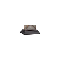 Franklin Iron Works Tahoe Rustic Table Lamp 26" High Natural Stale Rectangular Box Shade for Bedroom Living Room Bedside Nightstand Office Kids H