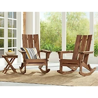 Monterey Modern Acacia Wood Outdoor Folding Accent Side End Table 20" x 14" Natural Slatted Tabletop Legs for Patio House Home Balcony Backyard Spaces