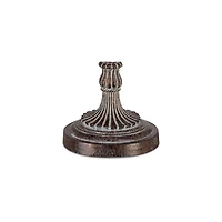Regency Hill Bentley Traditional Buffet Table Lamp 31 1/2" Tall Weathered Brown Linen Fabric Drum Shade for Bedroom Living Room Bedside Nightstan