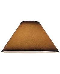 Springcrest Distressed Faux Paper Large Lamp Shade 6" Top x 19" Bottom x 12" Slant x 10.25" High (Spider) Replacement with Harp an