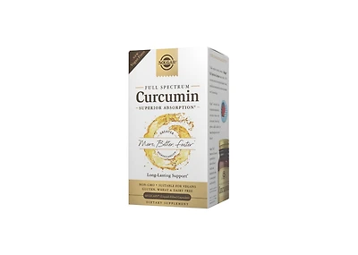 Solgar Full Spectrum Curcumin, 60 Soft Gels