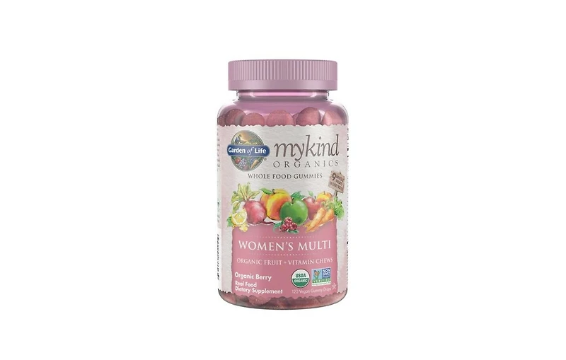 Garden of Life Mykind Organics Women's Multi, Organic Berry 120 Chews