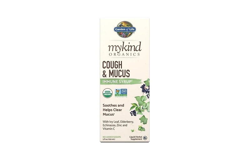 Garden of Life myKind Organics Cough and Mucus Syrup, 5 Oz