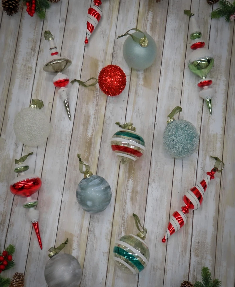 National Tree Company Hgtv Home Collection 24 Piece Nostalgic Traditions Ornaments