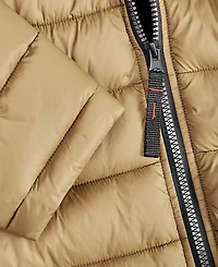 Hawke & Co. Men's Sherpa Lined Hooded Puffer Jacket