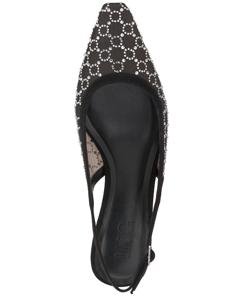 I.n.c. International Concepts Women's Gemini Mid Heel Slingback Pumps, Created for Macy's