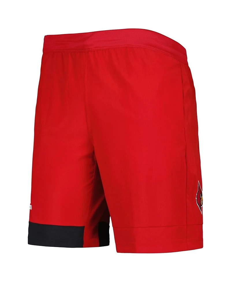Adidas Men's Red Louisville Cardinals Aeroready Training Shorts