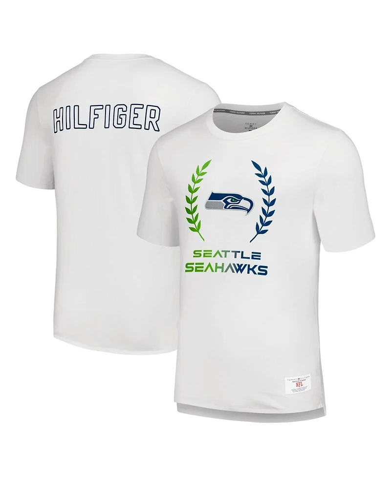 Tommy Hilfiger Men's White Seattle Seahawks Miles T-Shirt