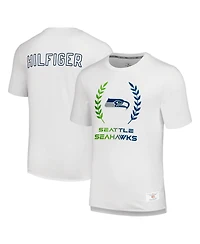 Tommy Hilfiger Men's White Seattle Seahawks Miles T-Shirt