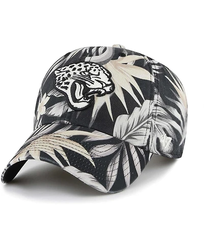 '47 Brand Men's Black Jacksonville Jaguars Tropicalia Clean Up Adjustable Hat