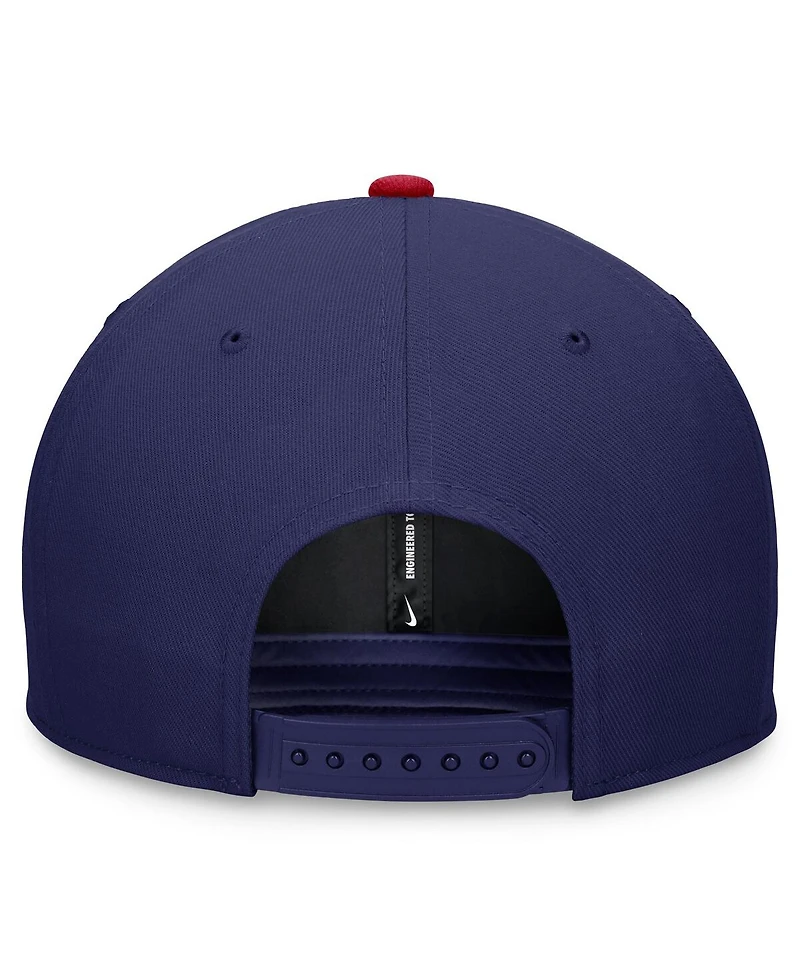 Nike Men's Royal/Red Chicago Cubs Evergreen Two-Tone Snapback Hat