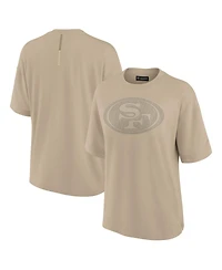 Fanatics Signature Women's Khaki San Francisco 49ers Elements Oversized T-Shirt